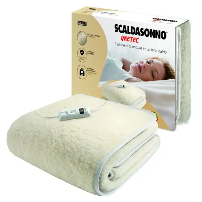 Scaldasonno Imetec singolo lana e merino