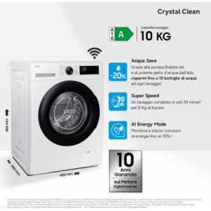Lavatrice Crystal Clean - SAMSUNG